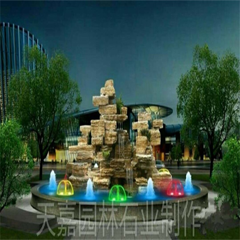 泰安水幕墙喷泉设计